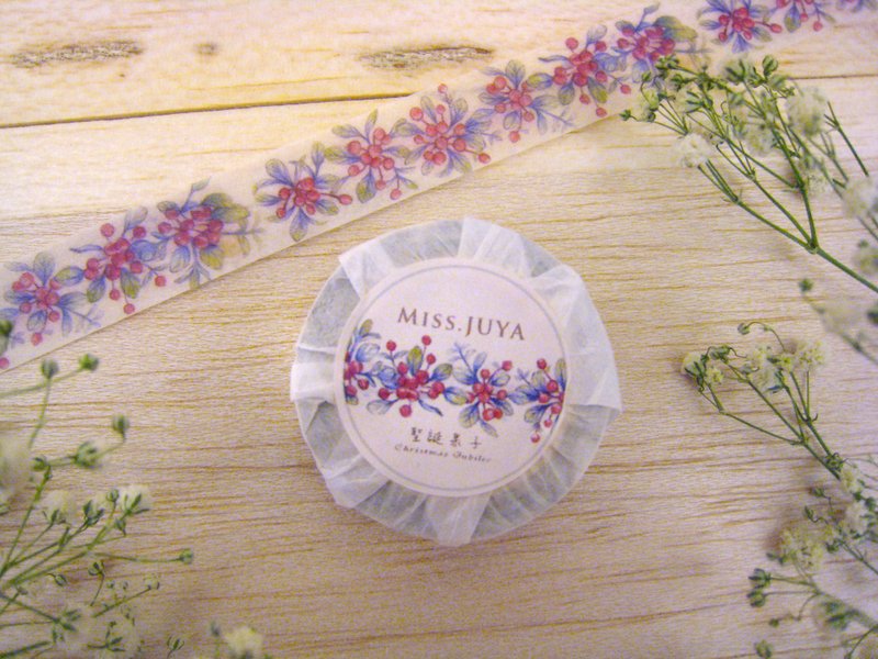 《圣诞果子》纸胶带 - 纸胶带 - 纸 红色