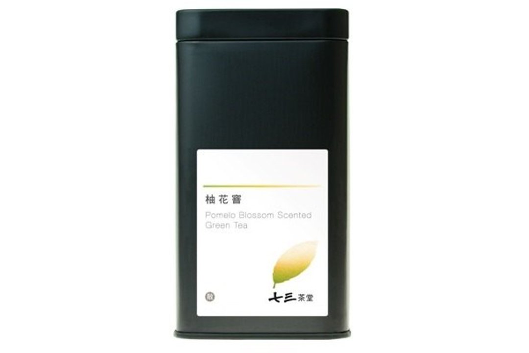 【七三茶堂】柚花窨/茶叶/大铁罐-50g - 茶 - 植物．花 黑色