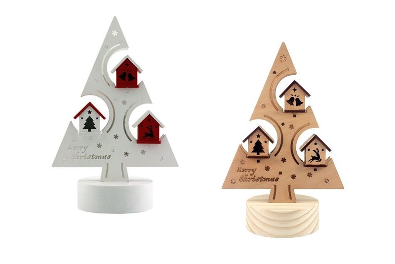 北欧圣诞小屋 - 灯具/灯饰 - 木头 多色