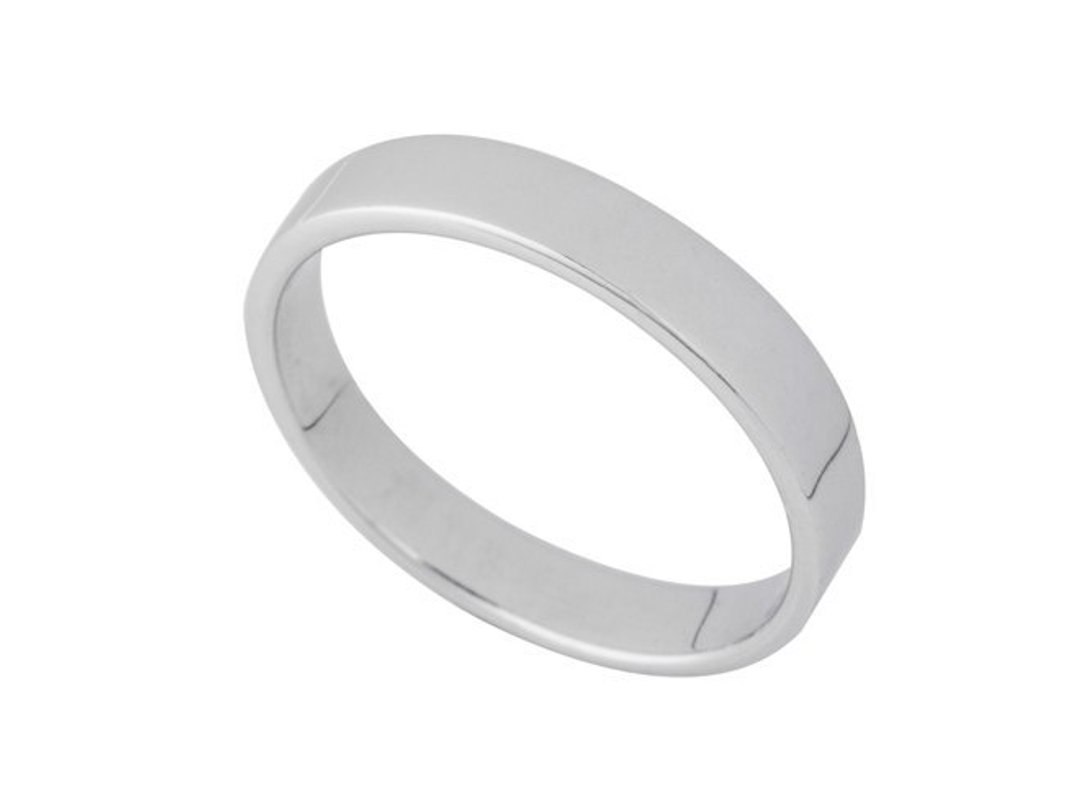 极简风尚 纯银戒指13号(3.1mm) - 戒指 - 其他金属 灰色