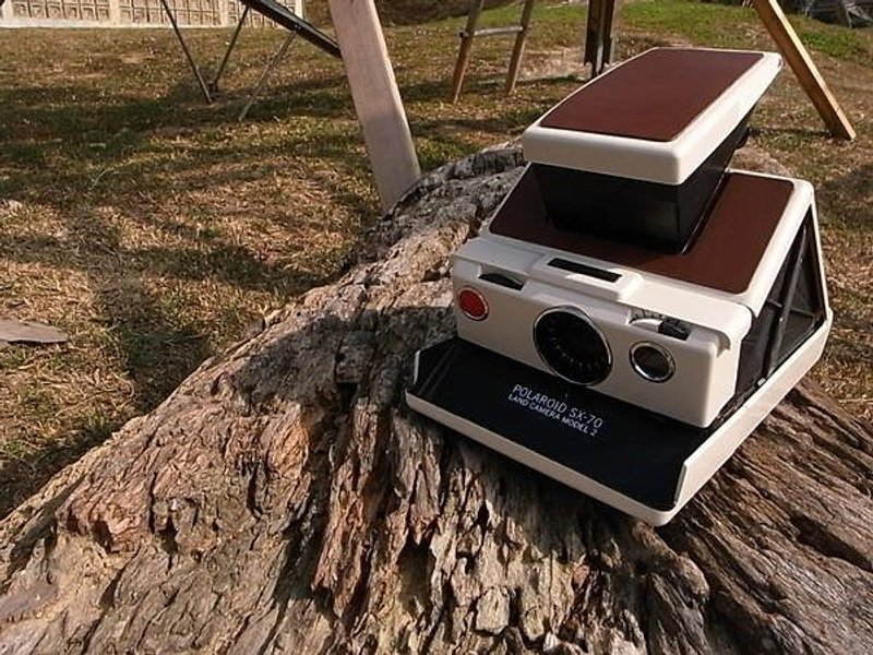vintage 复古 古董 拍立得 Polaroid sx-70 Model 2 白机 - 相机 - 其他材质 多色