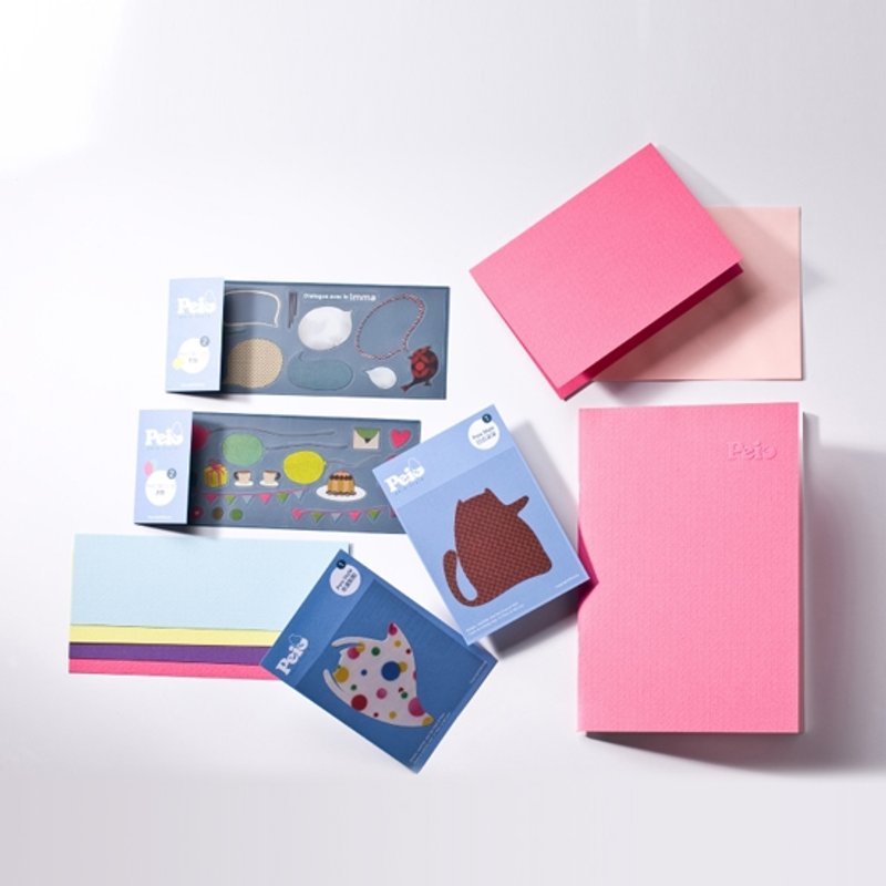 圣诞交换礼物。生日礼物。女生礼物。创意礼物。Peio DIY创作贴纸组D Sticker - 贴纸 - 塑料 粉红色