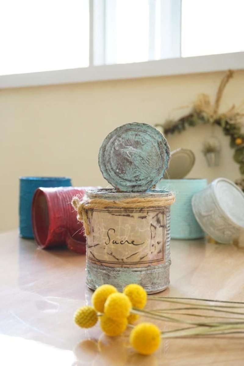 杂货日式怀旧-铁罐 - 植栽/盆栽 - 其他材质 金色