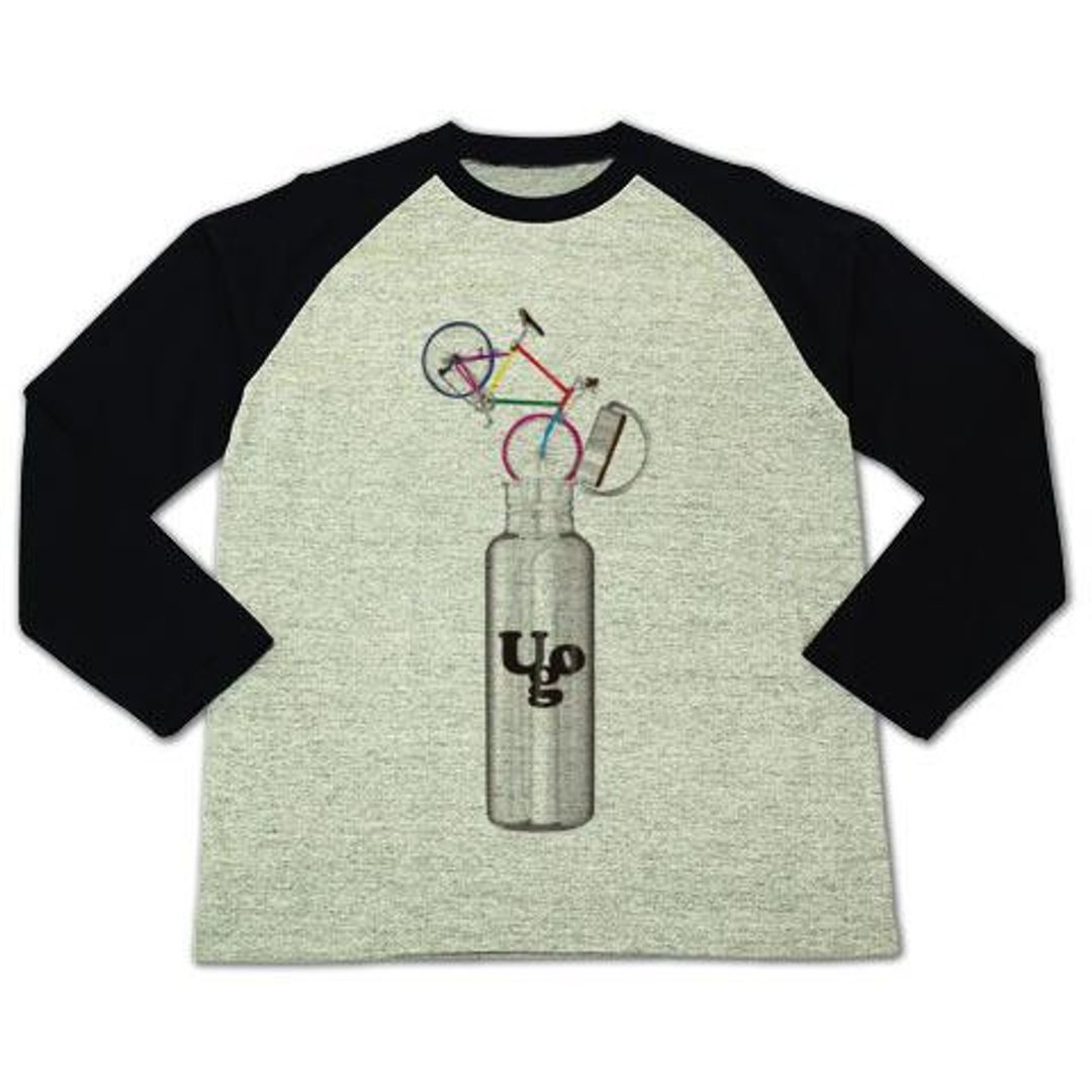 Bottle CYCLING (Raglan sleeve) - 男装上衣/T 恤 - 其他材质 