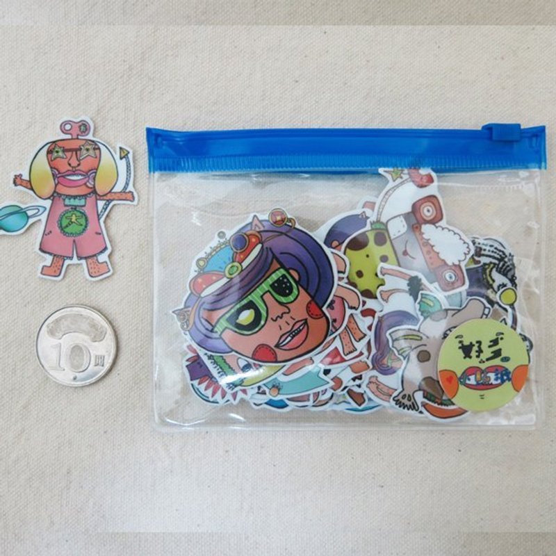 好多(小)贴纸 · 赤毛族防水小贴纸一套42张 - 贴纸 - 纸 多色