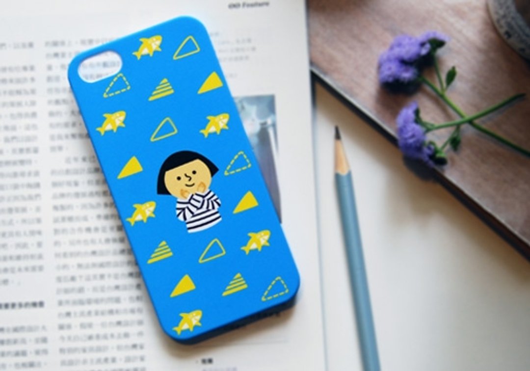 声援护鲨行动 | Ni Hao Im FiFi 护鲨系列 Apple 5/5s 保护壳 iCare:Shark Safe | 拒吃鱼翅天空蓝 - 其他 - 塑料 蓝色