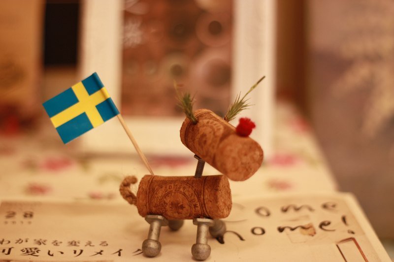 麋鹿造型之空气凤梨 (Tillandsia tricholepsis 草皮凤 ) - 植栽/盆栽 - 其他材质 卡其色