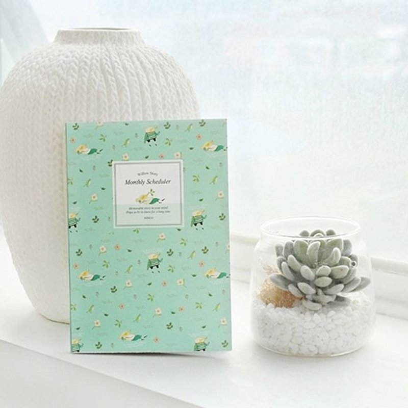 Indigo-手帐年历-柳林风声童话月志(无时效)-薄荷绿,IDG07546 - 笔记本/手帐 - 纸 绿色