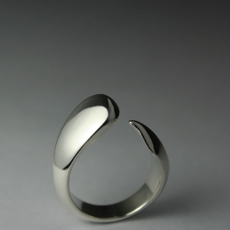 集悦。鱼儿 纯银戒指 - 戒指 - 其他金属 灰色