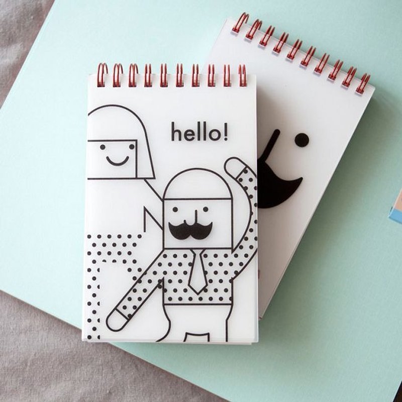 Dessin x Jstory-Mr.Babba可撕环装笔记本S-B款,JST30846 - 笔记本/手帐 - 纸 白色