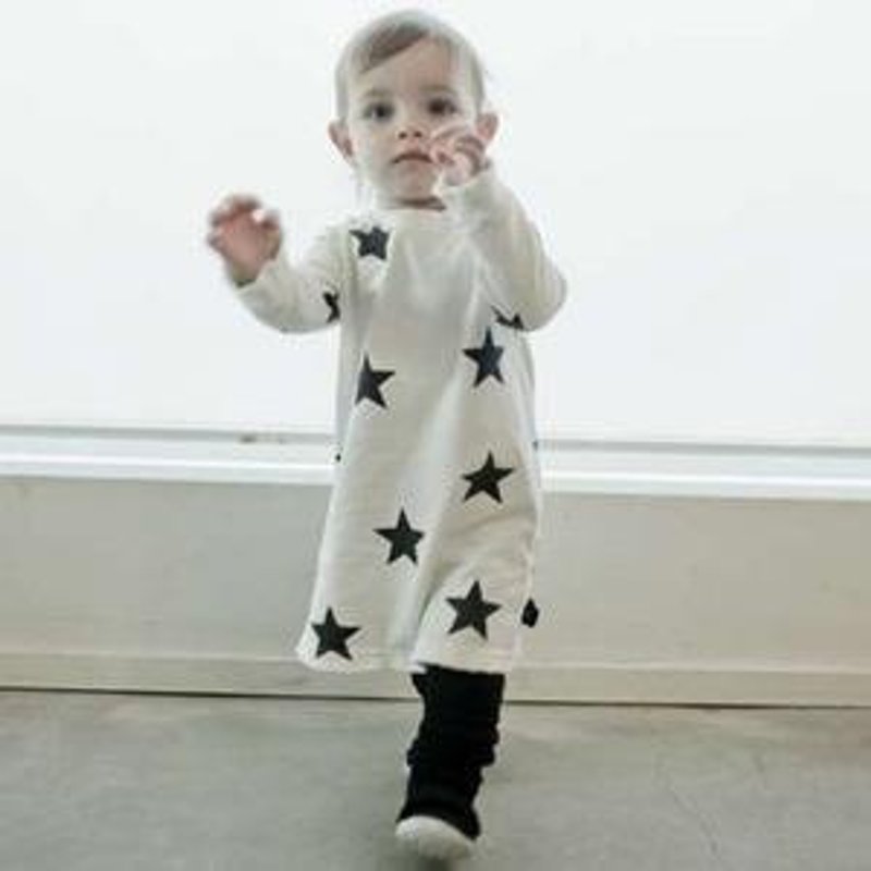 美国潮牌NUNUNU--星星洋装 - 其他 - 棉．麻 白色