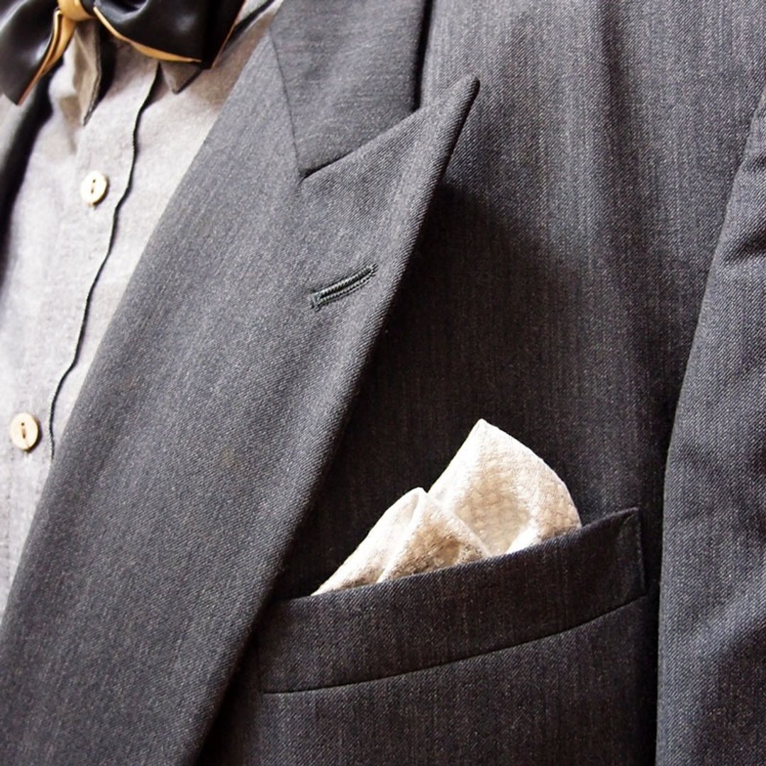 银白口袋巾pocket square 方便快速懒人用 - 其他 - 其他材质 白色