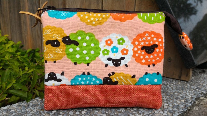 小绵羊五层包--给妈妈实用的小包 母亲节礼物 - 零钱包 - 棉．麻 