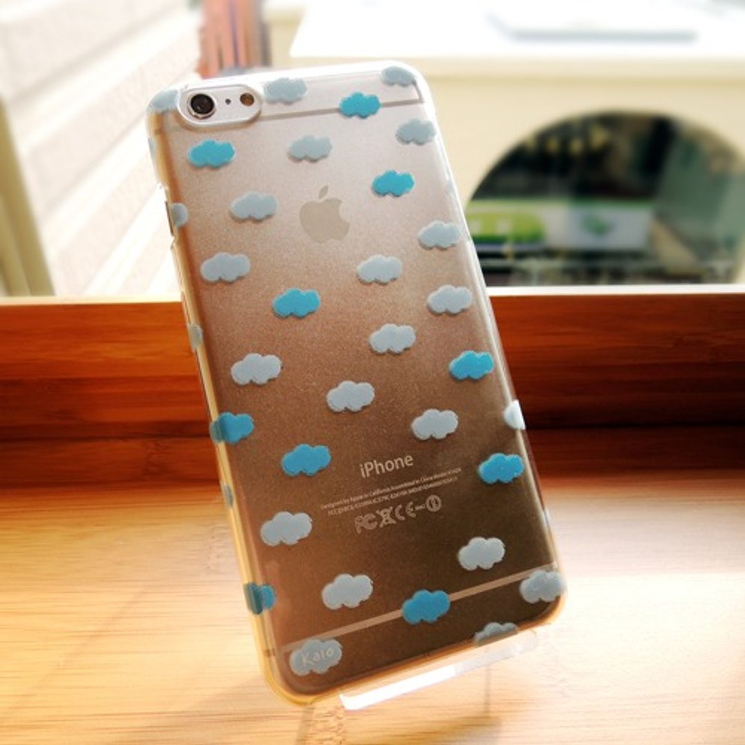 【买一送一】云朵 (硬壳)保护壳 iPhone 6 Plus / 6S+ 手机壳 - 手机壳/手机套 - 塑料 白色