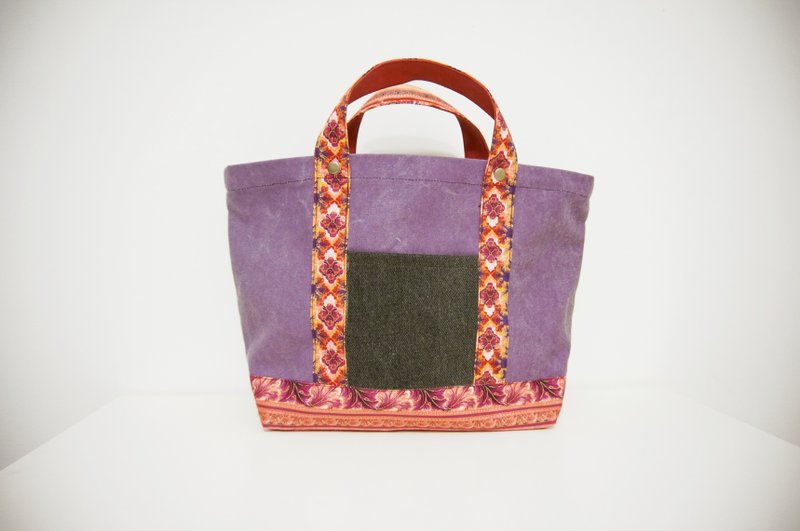 散步小托特包 阿尔卑斯山小姑娘款 - 手提包/手提袋 - 其他材质 紫色