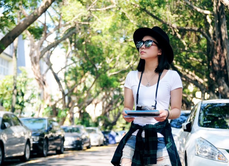 太阳眼镜│黑色眉架墨镜│绿色反光镜片│抗UV400│2is SeanS9 - 墨镜 - 其他材质 绿色