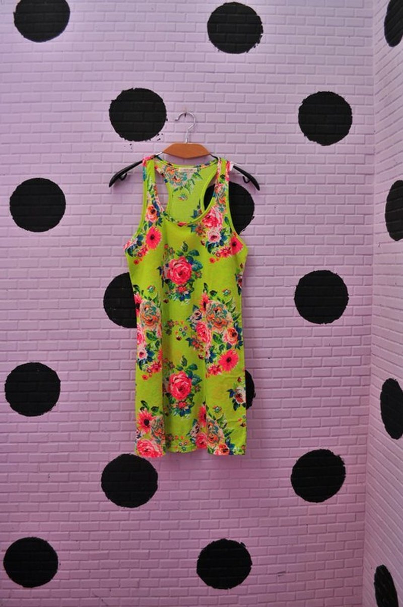 花花世界．花花背心 - 女装背心 - 其他材质 绿色