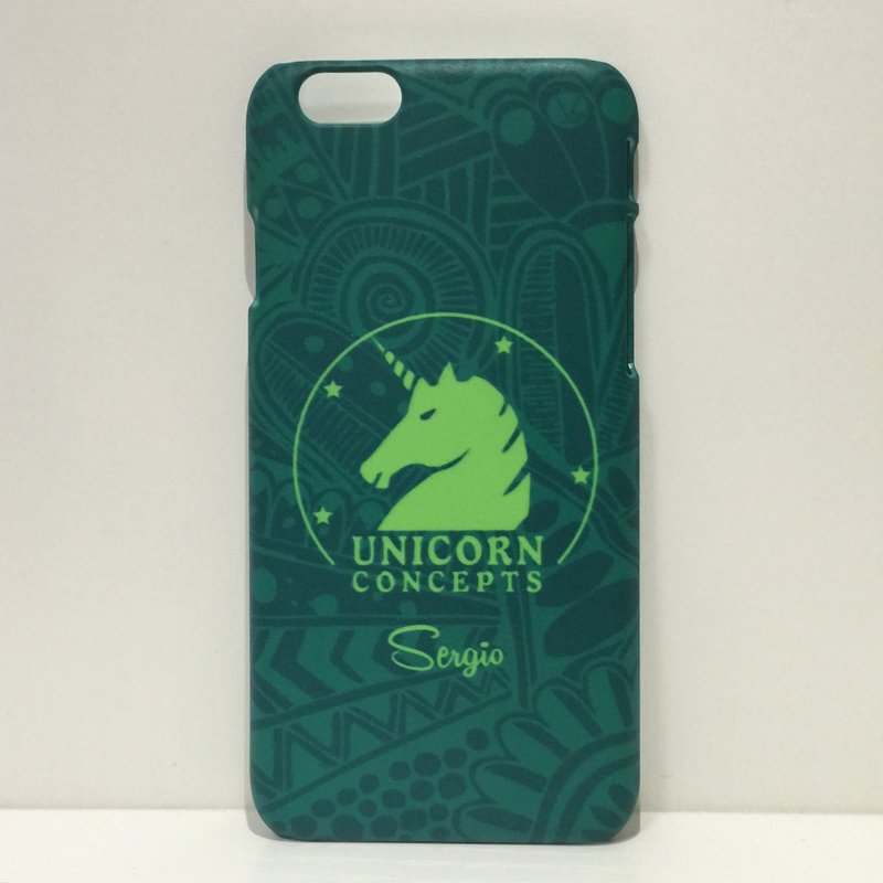 颜色/文字 定制化 – 禅绕风手机壳 - 手机壳/手机套 - 橡胶 绿色