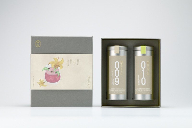 茶杯里的日常风景 两入盒 / 口味任选 (日日好日) - 茶 - 纸 灰色