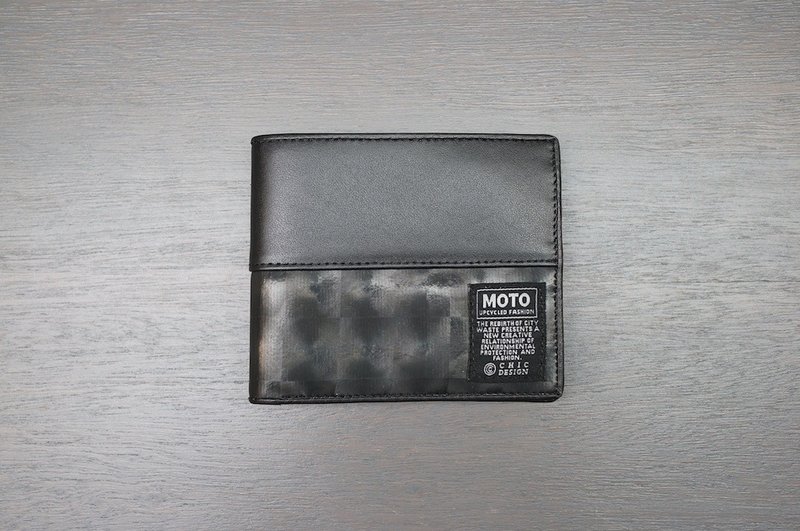 【MOTO 50cc】－Wallets/短夹_09685 - 皮夹/钱包 - 真皮 黑色
