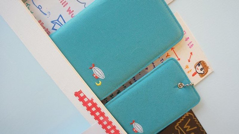 Little Flying 小飞行旅行组-飞行船 - 证件套/卡套 - 其他材质 蓝色