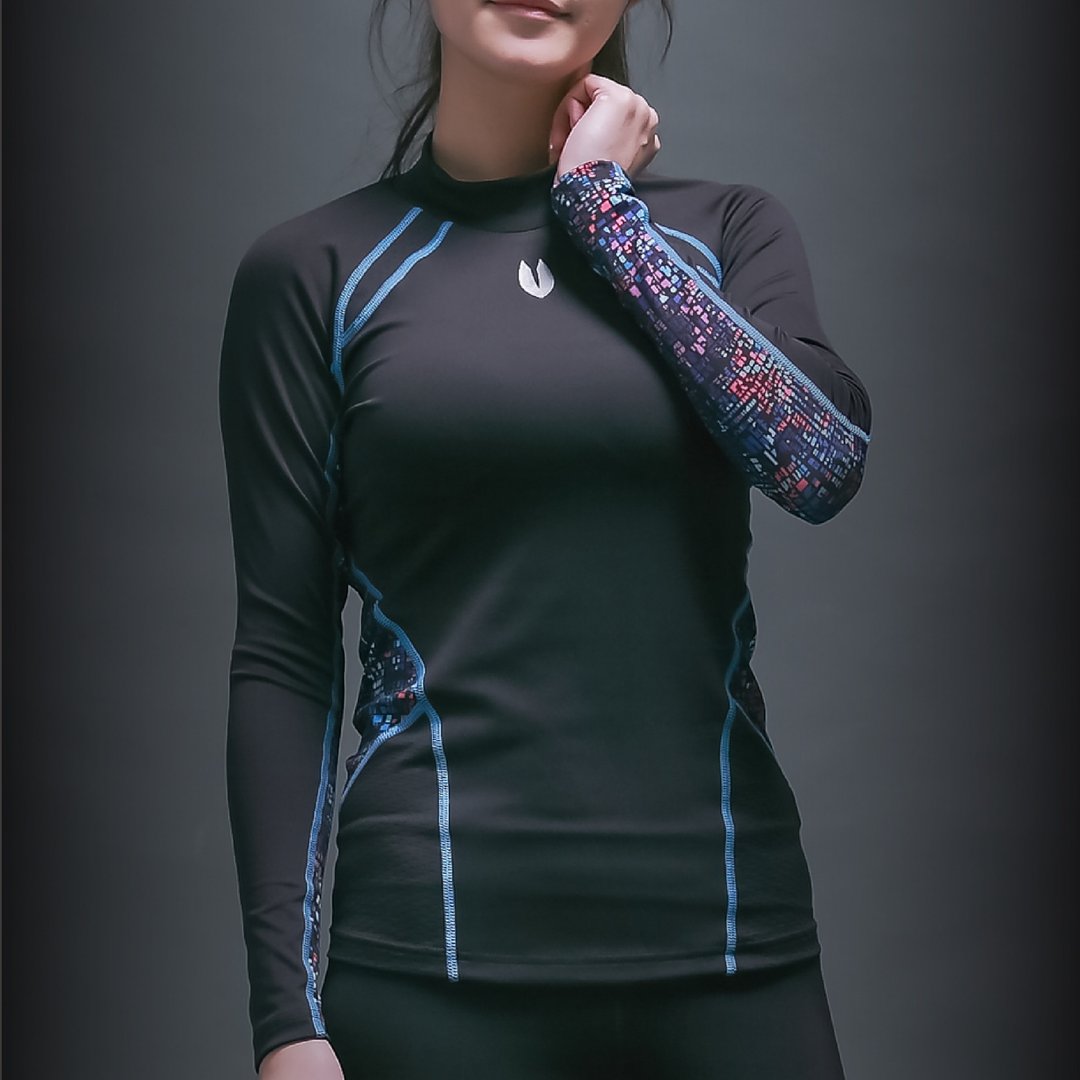 Force Turbo 1.0 Boost C.I.T.Y. 动能压力衣_蓝光城市 - 女装上衣 - 棉 