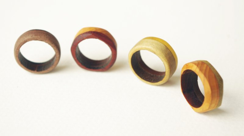 wood ring - 戒指 - 木头 