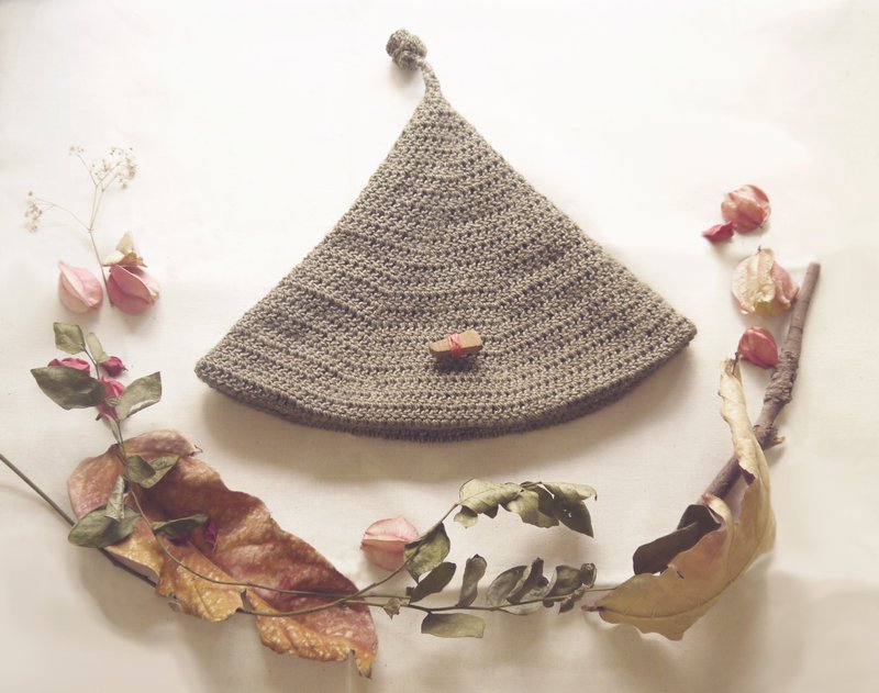 苎麻绳手织精灵帽 - 帽子 - 其他材质 多色