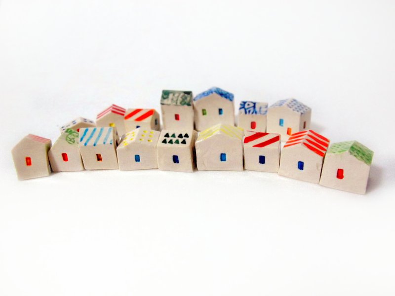 ［五行创艺］甜蜜小屋-马卡龙缤纷版 - 摆饰 - 其他材质 多色