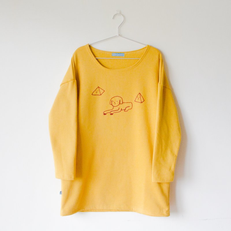 地理课本 / 厚厚洋装 - 洋装/连衣裙 - 其他材质 橘色