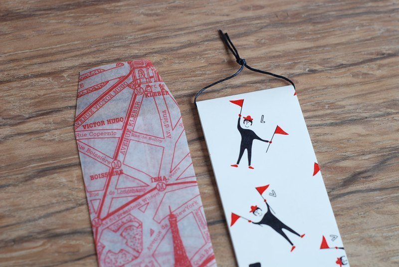 封筒乐 长版004 ---france map组合 - 卡片/明信片 - 纸 白色