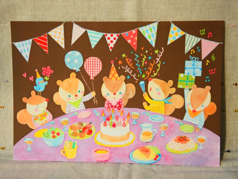 Birthday card (4) - 卡片/明信片 - 纸 多色