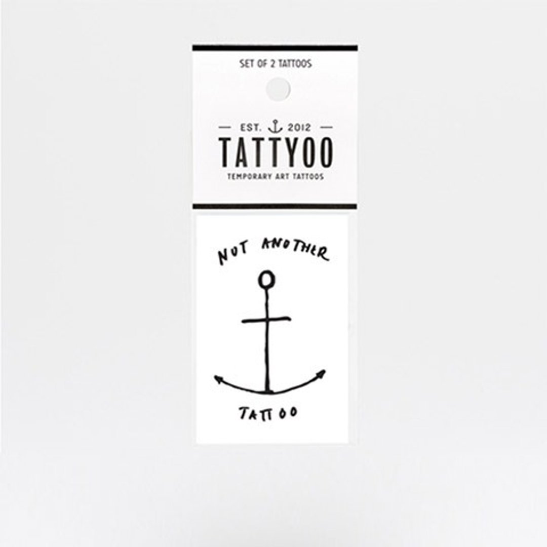 ANCHOR 刺青纹身贴纸 | TATTYOO - 纹身贴 - 纸 黑色