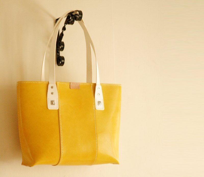 阳光满满硬革托特包 - 侧背包/斜挎包 - 真皮 多色