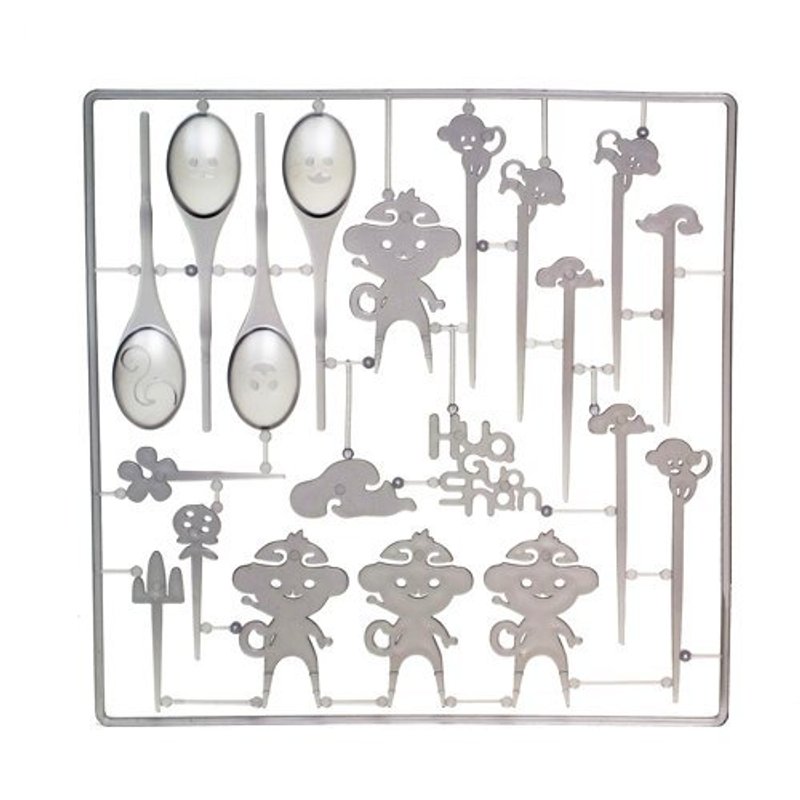 【Dot Design】花果叉-黑色 - 餐刀/叉/匙组合 - 塑料 黑色