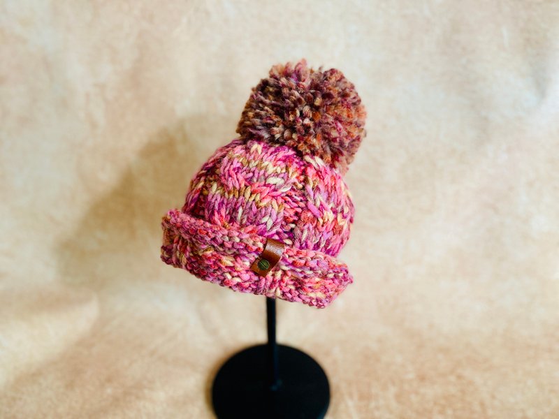 圣诞限定 羊毛 毛球帽 可爱 编织 保暖 透气 - 帽子 - 羊毛 多色