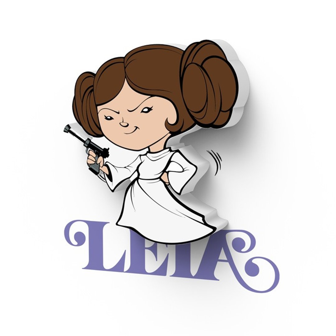 3D Light FX - Star Wars EP7 Mini Series Leia - 3D立体迷你灯 星际大战EP7系列 莉亚 - 灯具/灯饰 - 塑料 粉红色