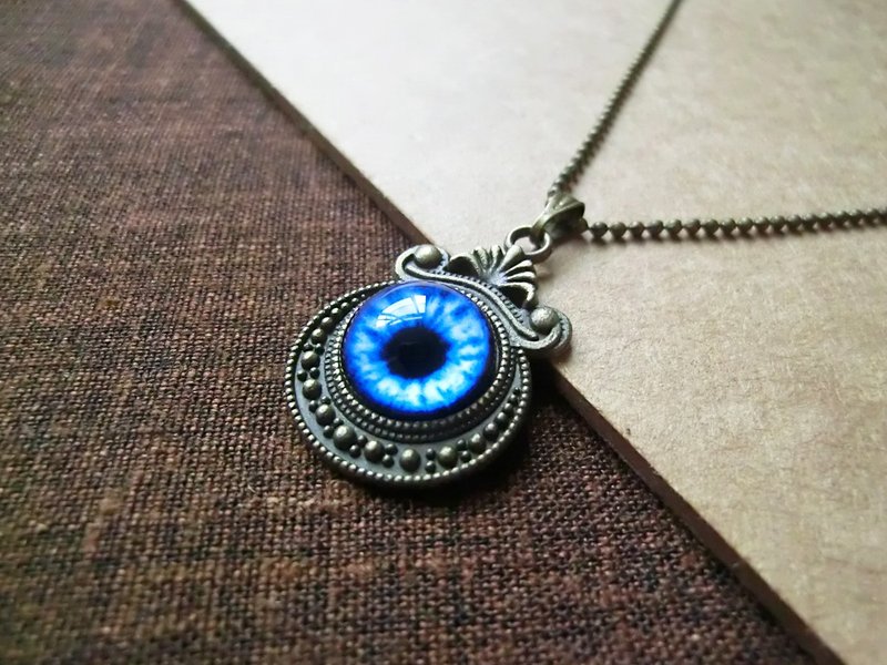 宝蓝瞳 - 典雅纹样款 项链 - 项链 - 其他金属 蓝色