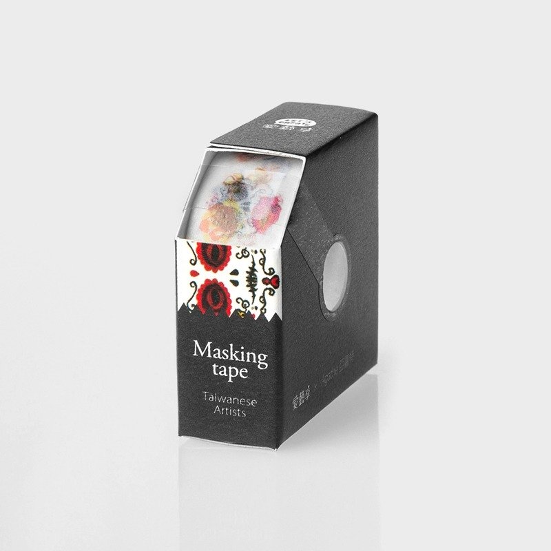 卡翠娜骷髅 La Calavera Catrina - 纸胶带 - 纸 白色