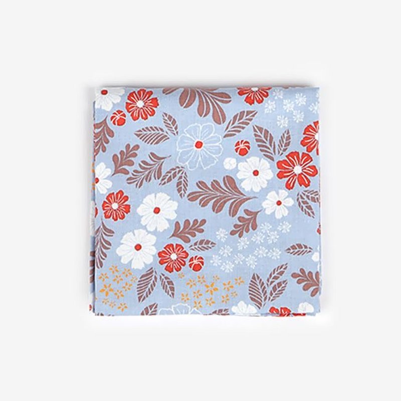 Dailylike-北欧风绵质手帕领巾-13宇宙花,E2D20523 - 其他 - 棉．麻 蓝色