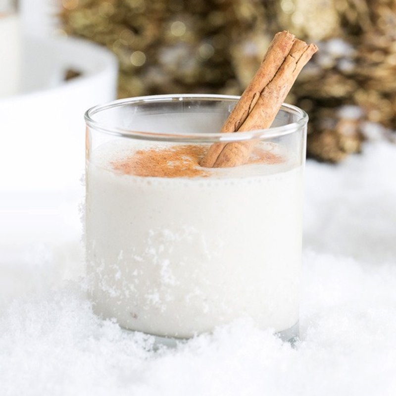 235cc【圣诞雪之杯】厚底威士忌杯刻字 (不含饮料饼干) - 酒杯/酒器 - 玻璃 白色