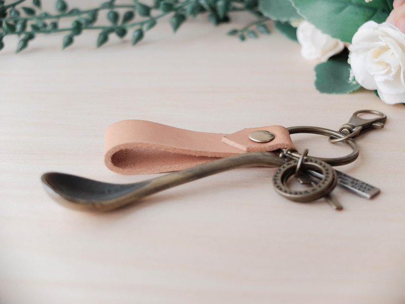 定制化钥匙圈 天使之钥 - 钥匙链/钥匙包 - 真皮 金色