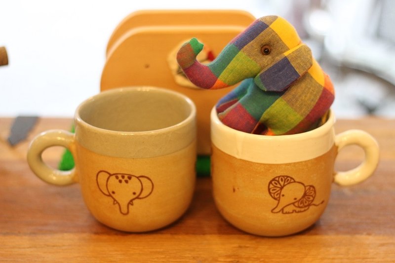 大象汤杯 - 咖啡杯/马克杯 - 其他材质 
