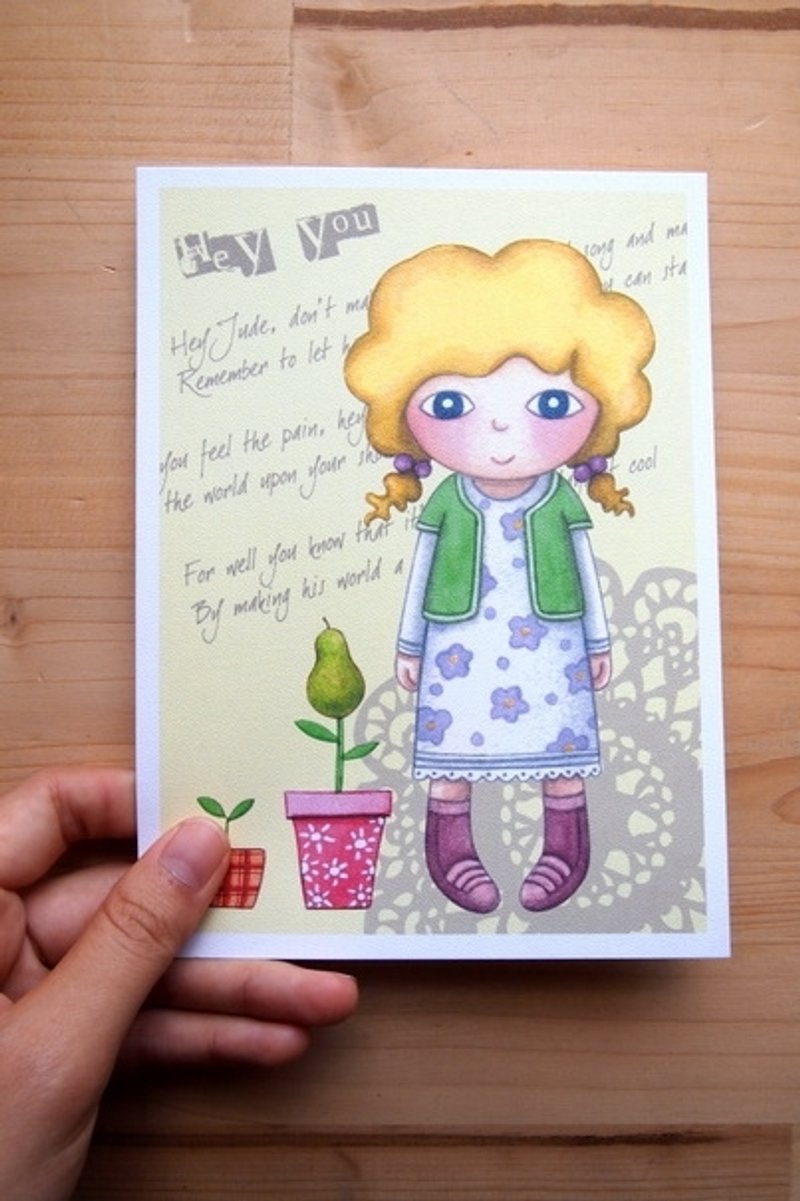 《苏西Susie》明信片-出清 - 卡片/明信片 - 纸 黄色