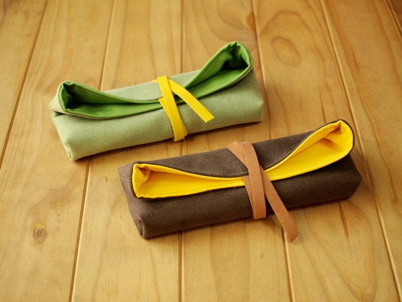 1 pinfun 小八笔袋 (中)灰/绿/棕 - 铅笔盒/笔袋 - 其他材质 多色