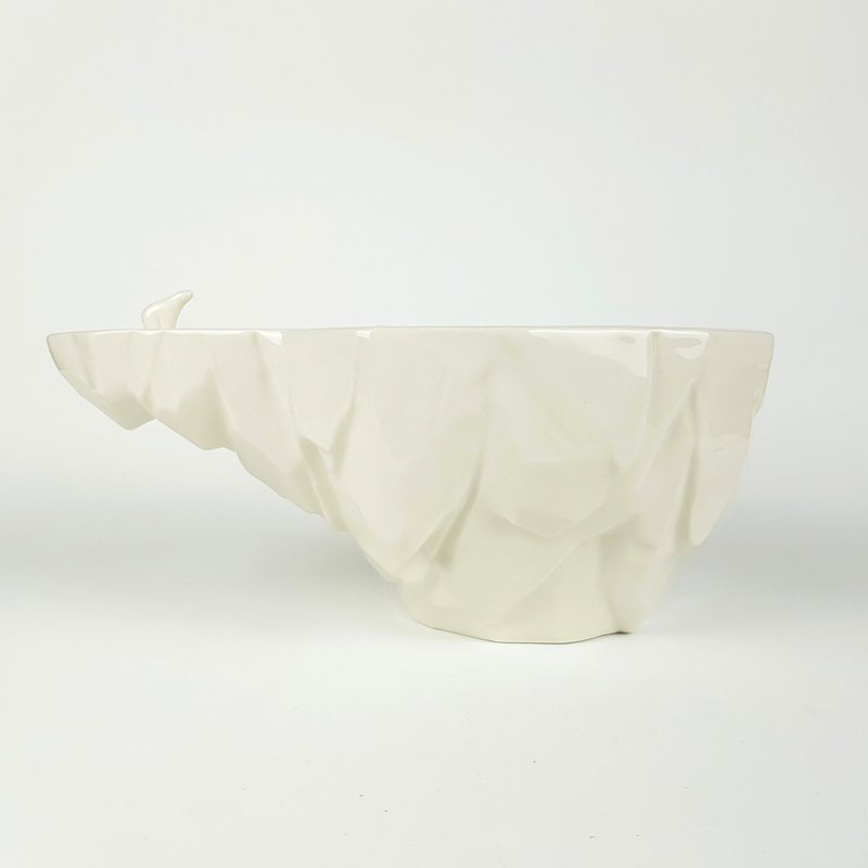 北极熊系列 - 北极熊冰山植栽花器 - 植栽/盆栽 - 瓷 白色