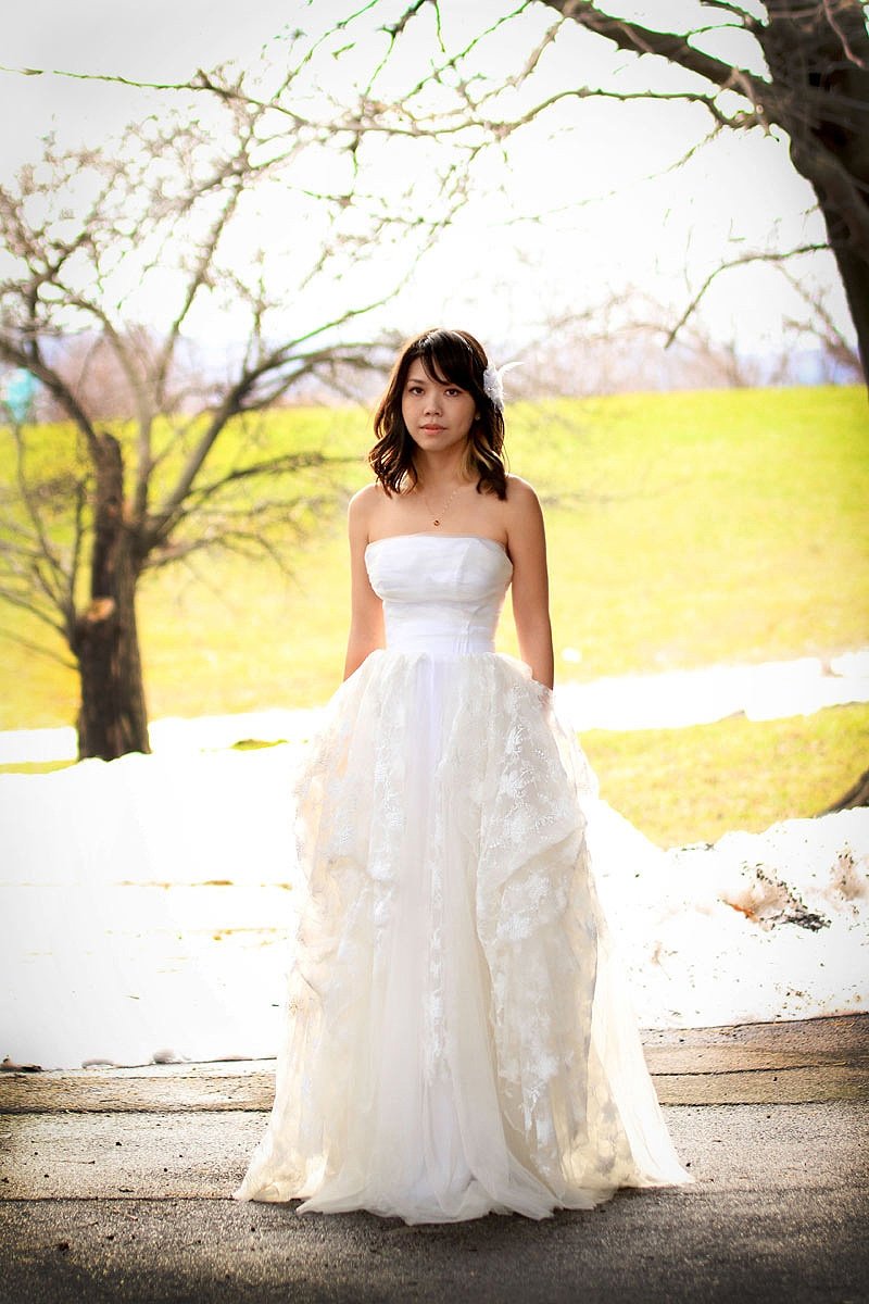 Demeter 浪漫典雅刺绣纯手工婚纱/ 礼服wedding/订制 /结婚定制化 - 晚装/礼服 - 其他材质 