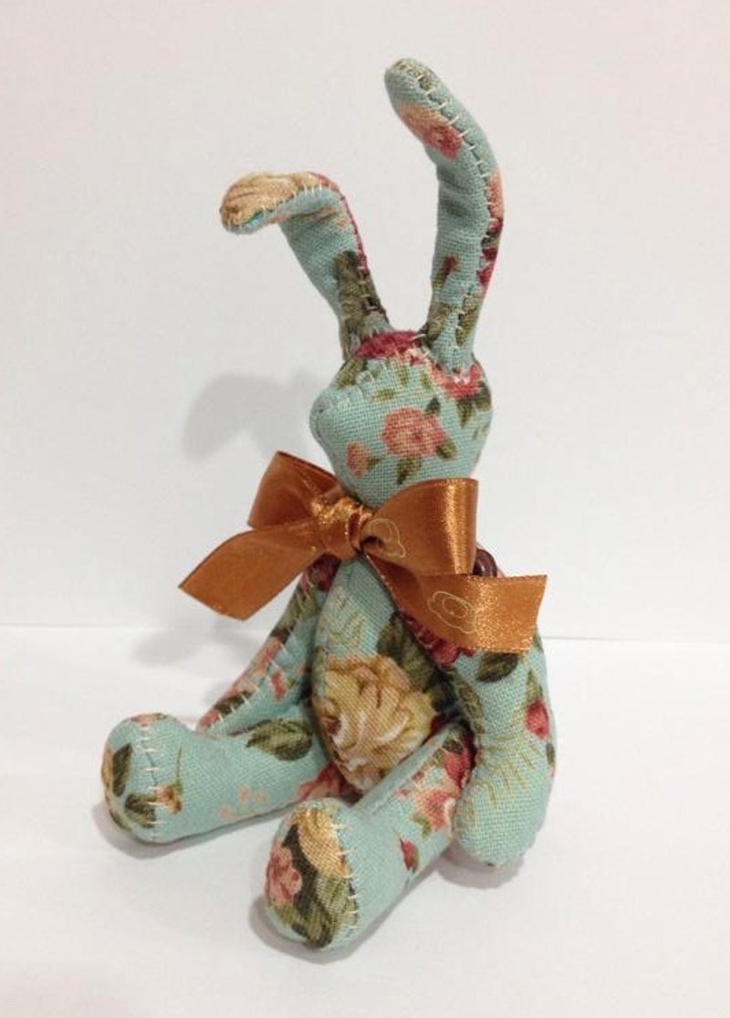 蓝绿古典花  兔兔 吊饰 - 吊饰 - 其他材质 蓝色