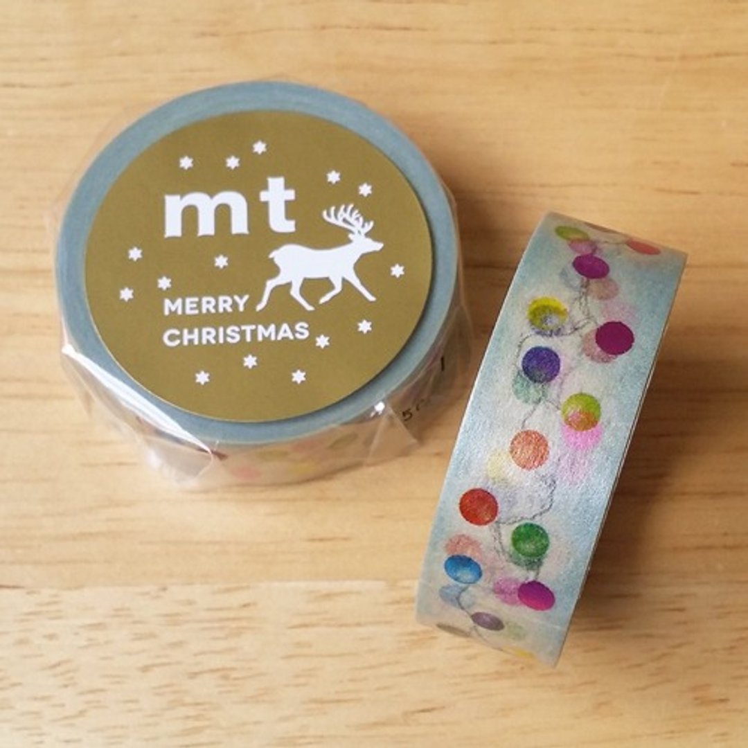 mt 和纸胶带 Christmas【圣诞灯饰(MTCMAS56)】生产完了品 - 纸胶带 - 纸 多色