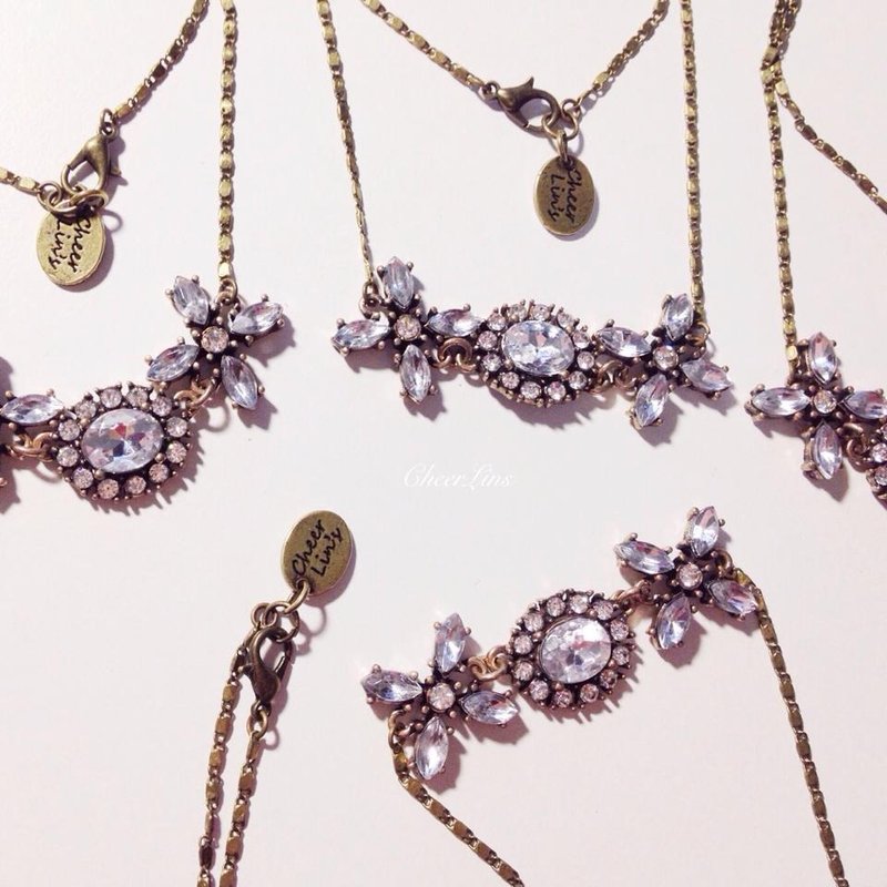 -♘ ♦ 手工订制古董项链 ♦ ♘- - 项链 - 其他金属 